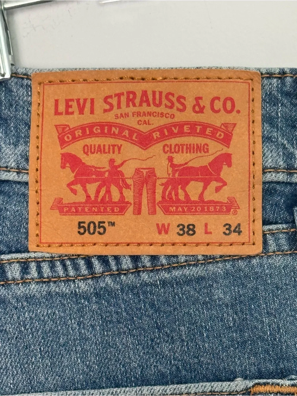 Levi's 505 Men's Jeans Straight Leg 38X34